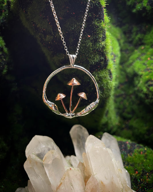 Molten Mushroom Pendant