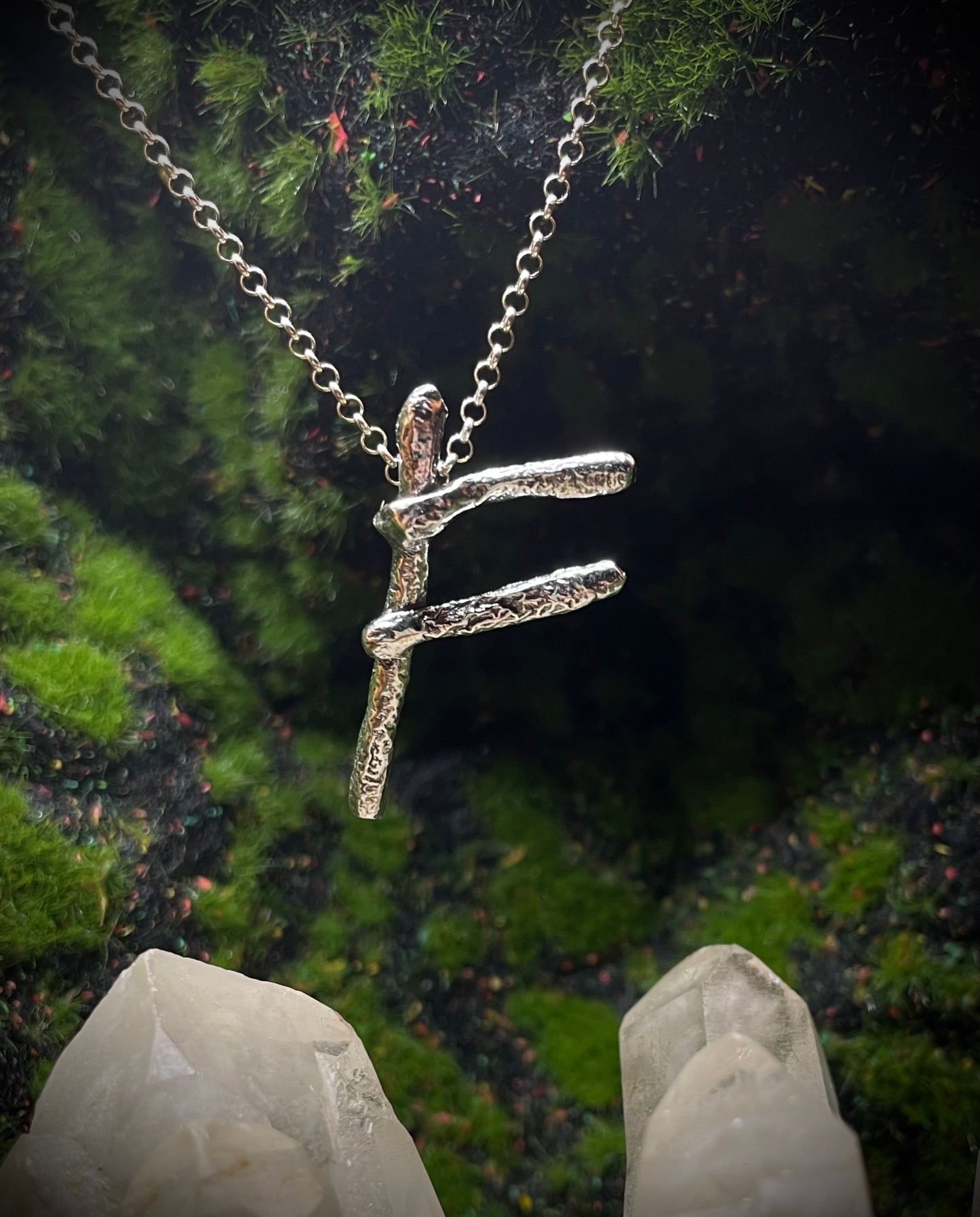 Fehu Rune Pendant